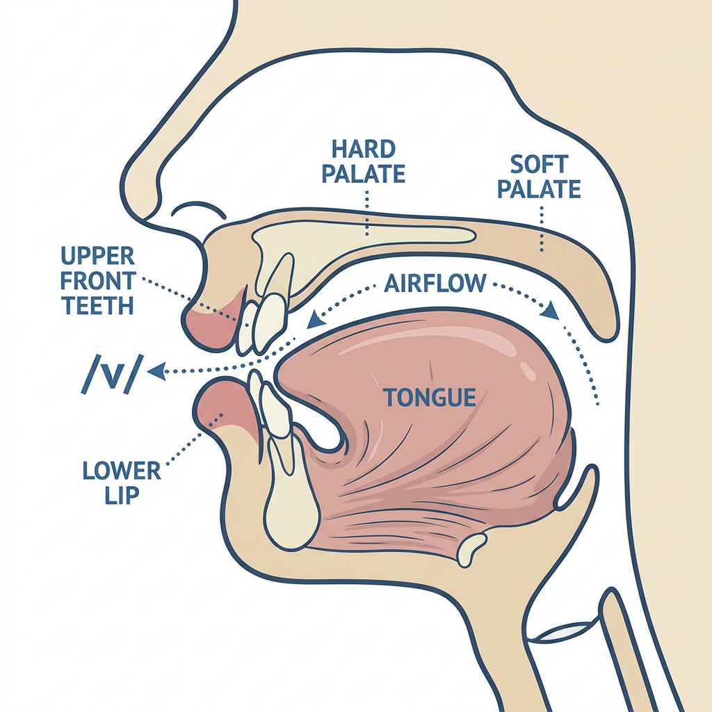 V Tongue Position