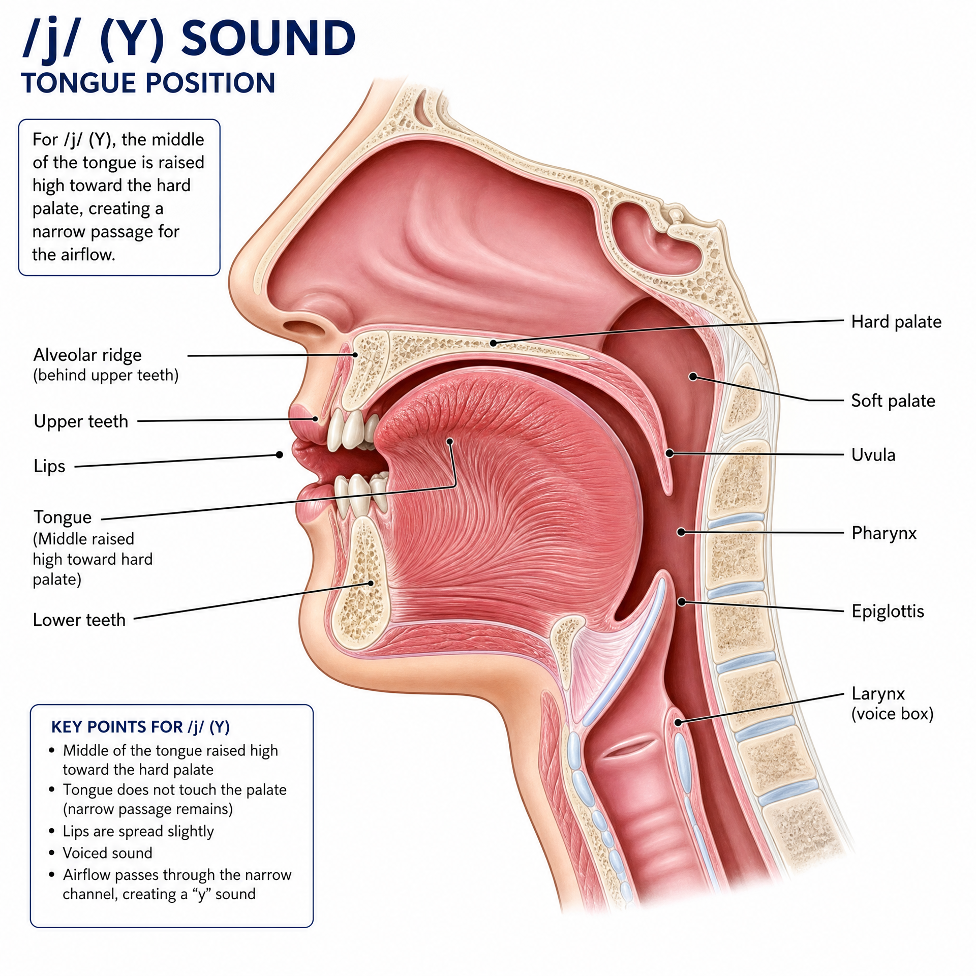 Y Tongue Position